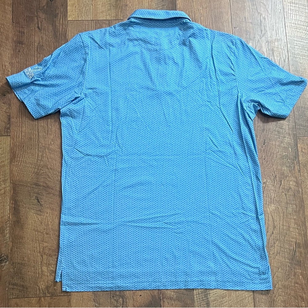 Peter Millar Light Blue Patterned Casual Shirt - image 2